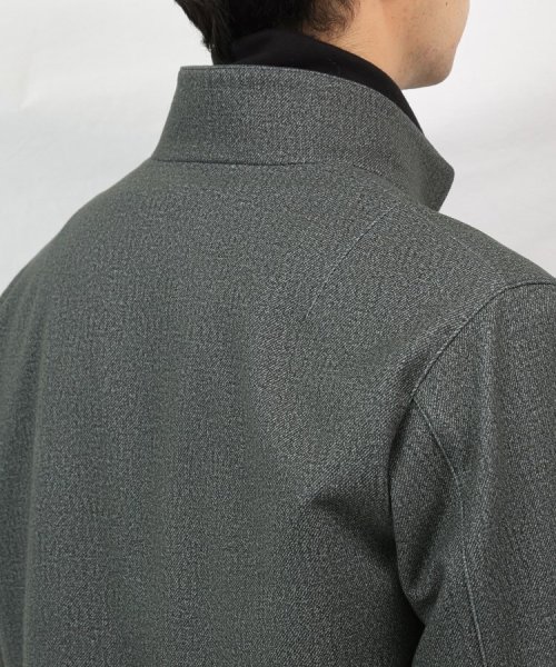 【Down Fabric】スタンドカラーブルゾン ダウンファブリック