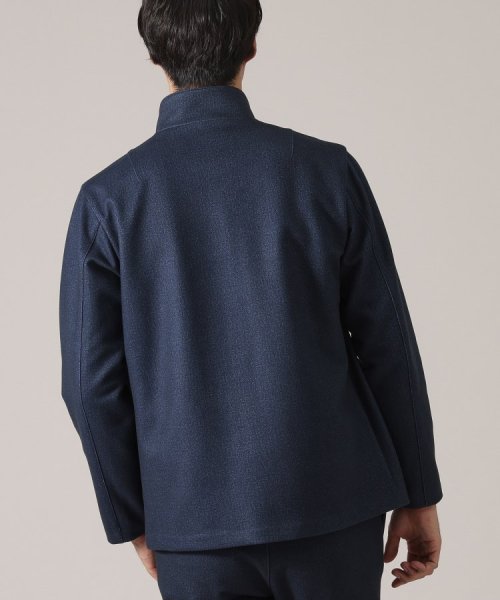 【Down Fabric】スタンドカラーブルゾン ダウンファブリック