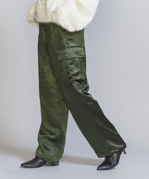 アセテートサテン カーゴパンツ B80 W64 H90