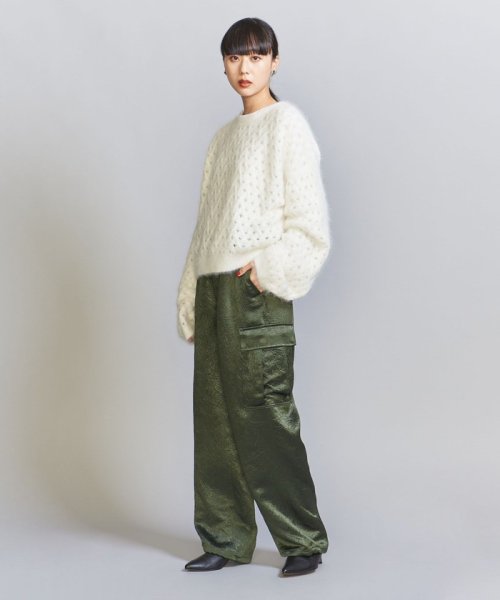 アセテートサテン カーゴパンツ B80 W64 H90