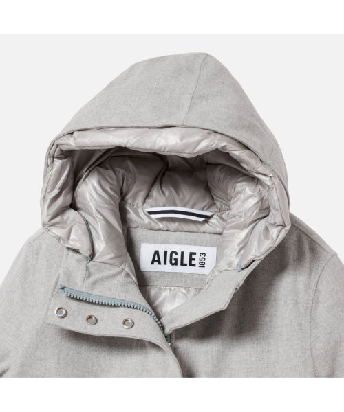 AIGLE(エーグル)/ロングウールインサレーションフーデッドジャケット/img04