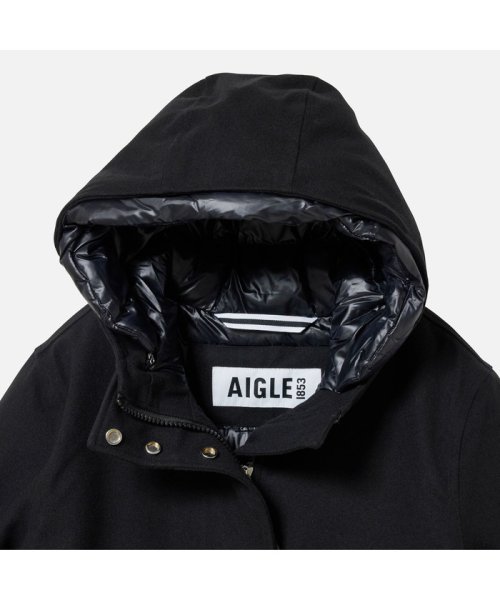 AIGLE(エーグル)/ロングウールインサレーションフーデッドジャケット/img14