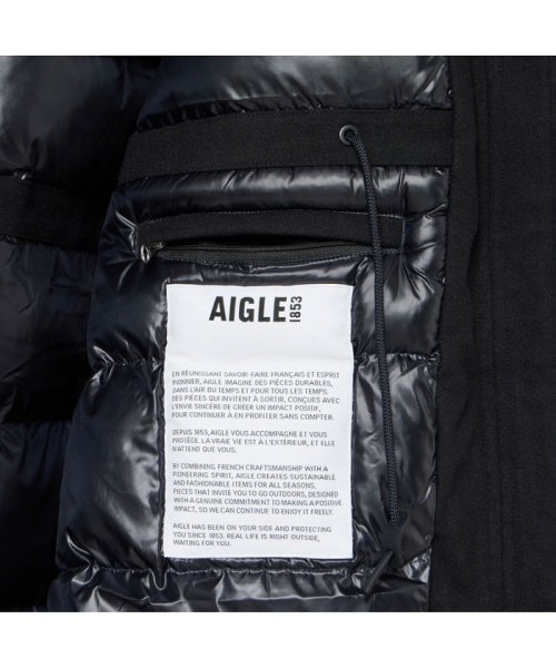 AIGLE(エーグル)/ロングウールインサレーションフーデッドジャケット/img20