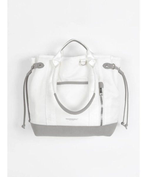 3WAYメタルファスナートートバッグ 