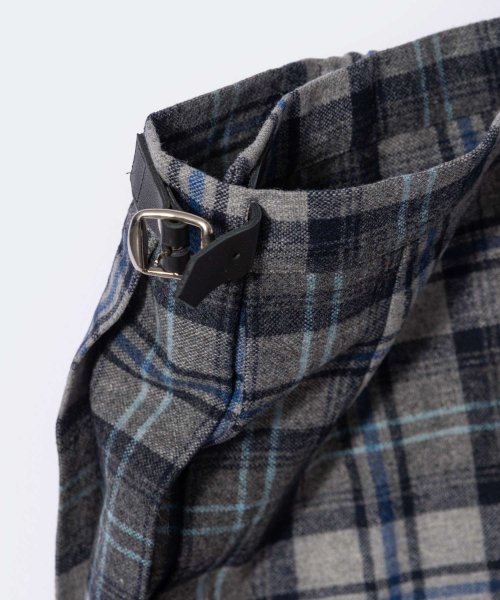 オニールオブダブリン ONEIL OF DUBLIN 5073WP スカート レディース チェック柄 丈73cm ウール ミモレ丈 シングルベルト ラップスカ D1330162760(10175円)