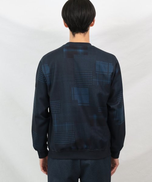 TAKEO KIKUCHI(タケオキクチ)/【Down Fabric】パッチワークパターン スウェット/img19