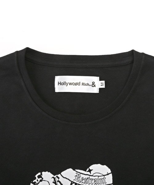 LUXSTYLE(ラグスタイル)/Hollywood rich.&(ハリウッドリッチ)ペイントパンクベアロンT/ロンT メンズ 長袖 Tシャツ バックプリント ロゴ トップス カットソー/img15