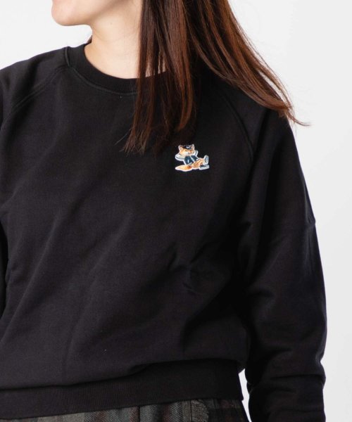 メゾンキツネ MAISON KITSUNE KW00309KM0001 スウェット レディース 長袖 トレーナー ドレスドフォックスパッチ アジャステッドスウェ F1836557686(14016円)