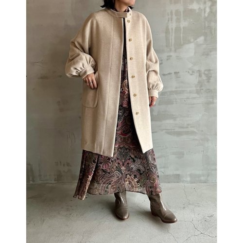 HELIOPOLE(エリオポール)/BELLANDI WOOL VOLUME SLEEVE COAT/img04