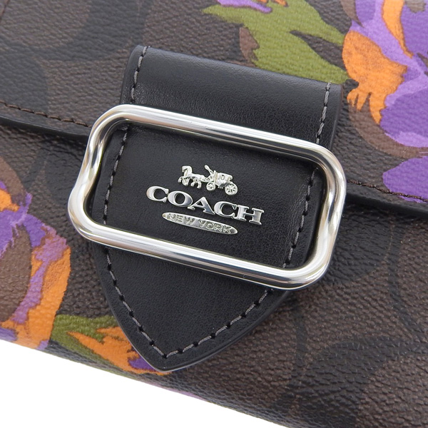 COACH コーチ SMALL MORGAN スモール モーガン ローズ プリント