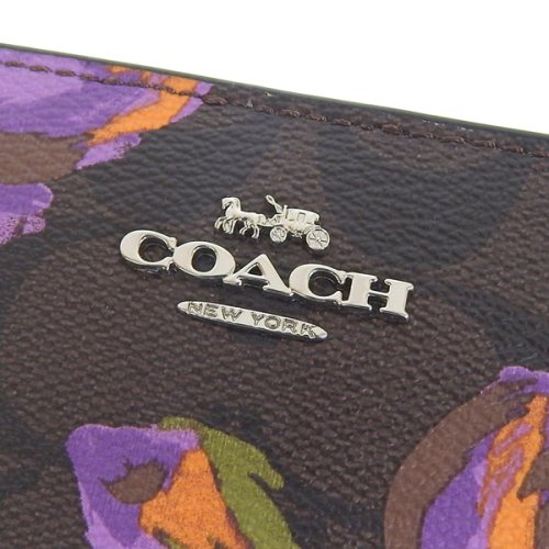 COACH(コーチ)/COACH コーチ SNAP WALLET スナップ ウォレット ローズ プリント シグネチャー 二つ折り 財布/img05