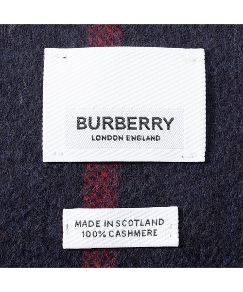 BURBERRY バーバリー マフラー・ストール 8015542 A1222 BURBERRY マフラー ストール NAVY ネイビー