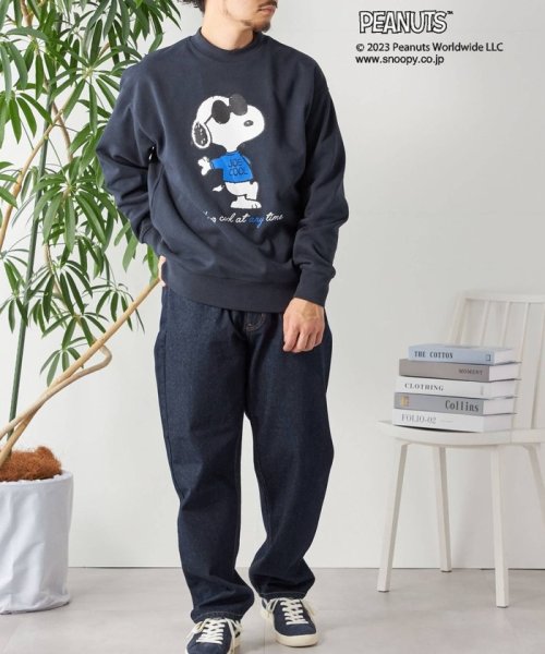 SHIPS any MEN(シップス　エニィ　メン)/SHIPS any: SNOOPY コラボ ワンポイント  バックプリント スウェット 23AW◇/img11