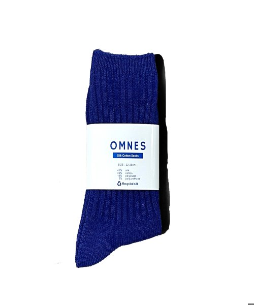 OMNES(オムネス)/【OMNES】シルク混 ソックス 靴下 カラーソックス/img14