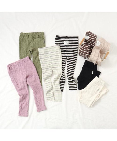 apres les cours(アプレレクール)/あったかリブニットレギンス/7days Style pants  9分丈/img19