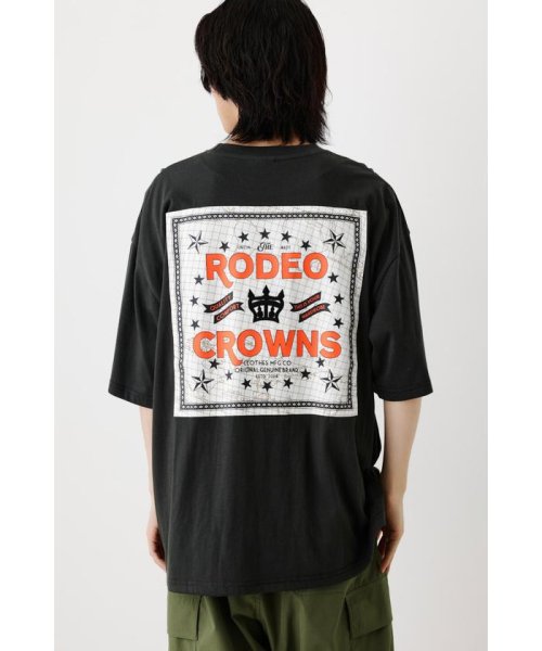 RODEO CROWNS WIDE BOWL(ロデオクラウンズワイドボウル)/メンズレトロバンダナパッチTシャツ/img21