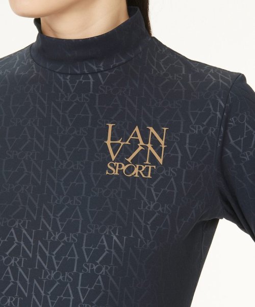 LANVIN SPORT(ランバン スポール)/【25周年】ロゴエンボスモックネックシャツ【アウトレット】/img04