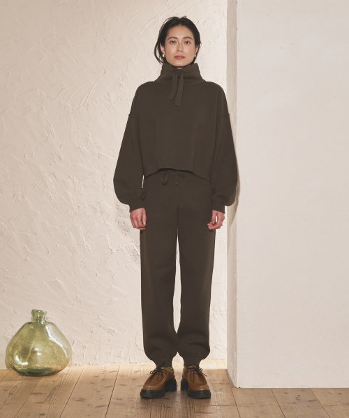 【Audrey and John Wad】スムースニットジョガーパンツ －洗濯機洗い可－ H164 B79 W58 H82