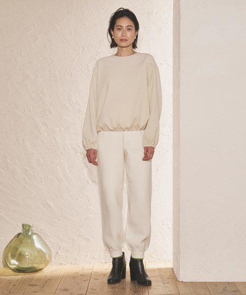 【Audrey and John Wad】スムースニットジョガーパンツ －洗濯機洗い可－ H164 B79 W58 H82