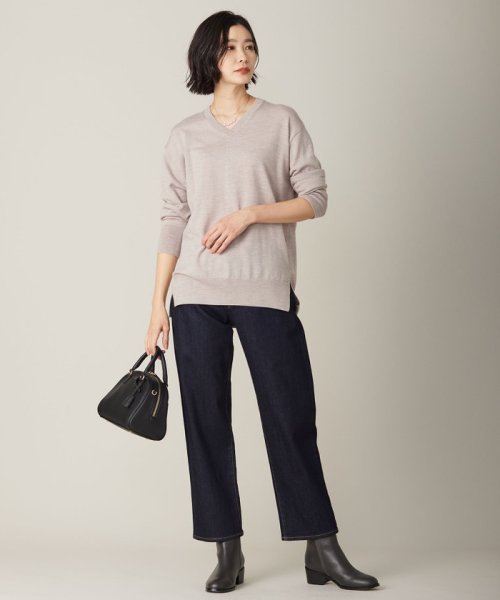 J.PRESS LADIES（LARGE SIZE）(J．プレス　レディス（大きいサイズ）)/【洗える】EASY WOOL Vネック ニット/img04