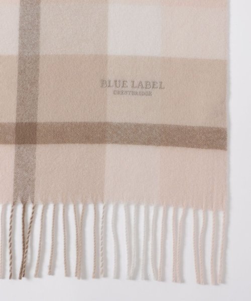 クレストブリッジチェックウォッシャブルカシミヤストール 