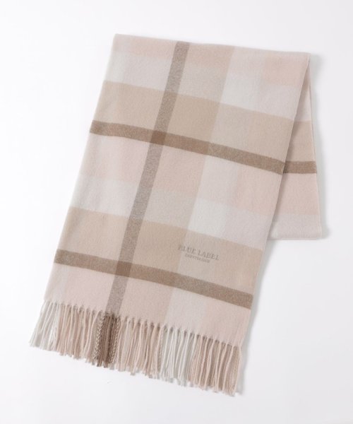 クレストブリッジチェックウォッシャブルカシミヤストール 