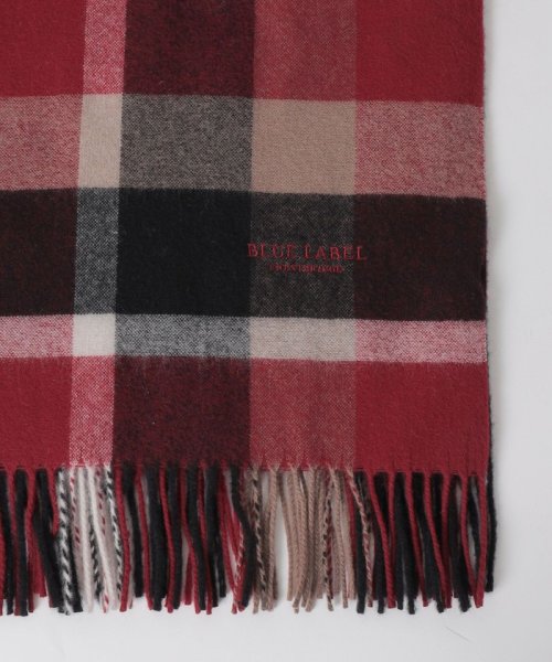 クレストブリッジチェックウォッシャブルカシミヤストール 