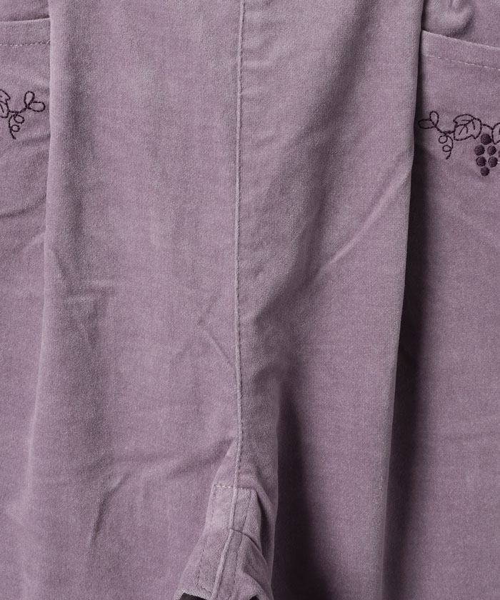 ストレッチ別珍刺繍入りパンツ(140－150cm)(505658148) | ズッパ ディ