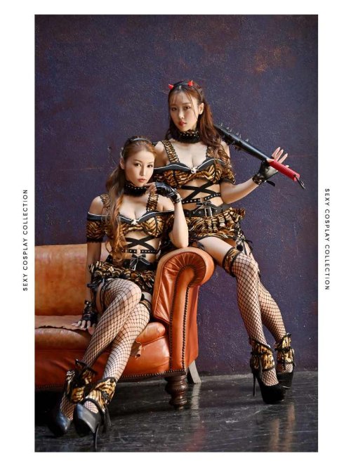 コスプレ 鬼 虎 アニマル エロい sexy ミニ スカート ハロウィン キャバ嬢 豪華 Ryuyu 