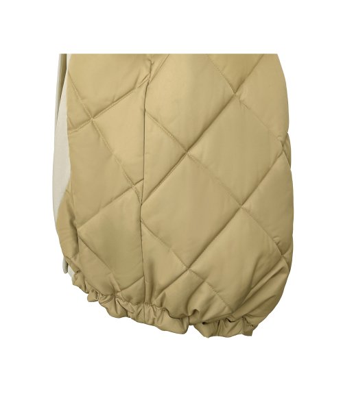 ダンボールニット×ライトサーモキルティングジャケット(D1296) D1296 ダンボールニット×ライトサーモキルティングジャケット 赤外線を吸収