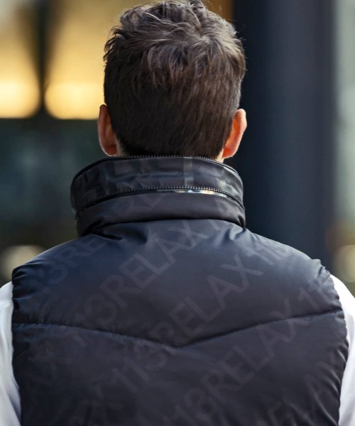 1PIU1UGUALE3 RELAX(ウノピゥウノウグァーレトレ リラックス)総柄ダウンベスト シップス　メン/SHIPS: ウールファブリック ダウン ジャケット ZYX1530257996(11736円)