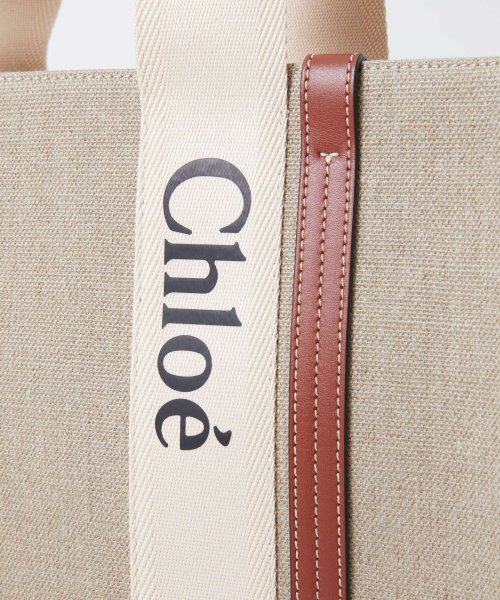 Chloe(クロエ)/クロエ Chloe CHC22AS383I26 トートバッグ レディース バッグ ウッディ WOODY ロゴトート 手提げバッグ プレゼント/img07