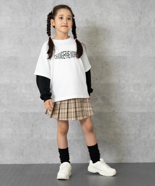 ANAP KIDS(アナップキッズ)/APK袖レイヤード裏毛トップス/img05