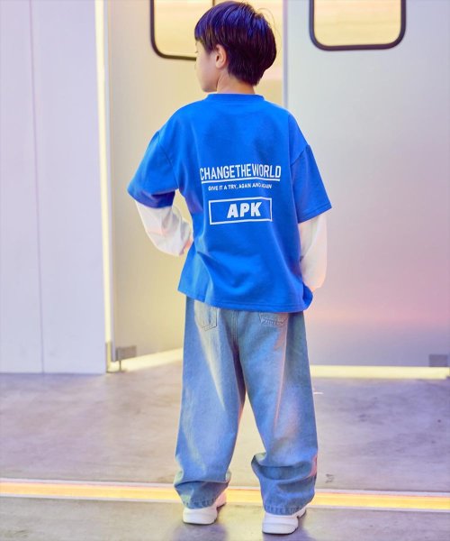 ANAP KIDS(アナップキッズ)/APK袖レイヤード裏毛トップス/img12