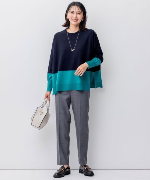 NIJYUSANKU（SMALL SIZE）(23区（小さいサイズ）)/【WEB限定カラーあり/洗える】ウーステッドウール ビッグシルエット ニット/img05