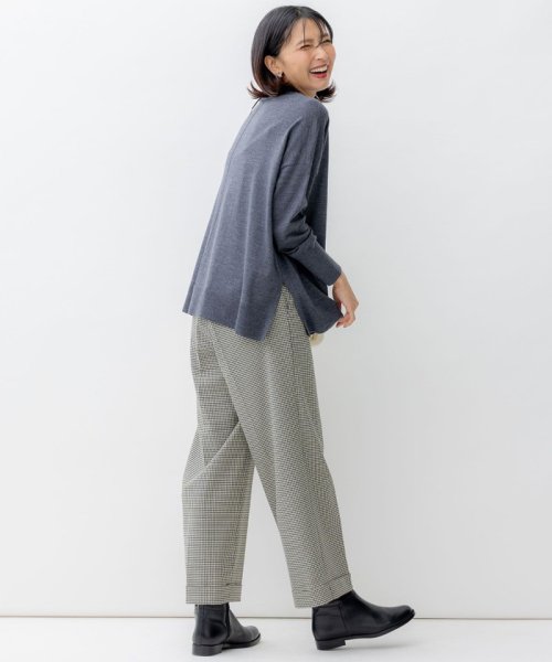 NIJYUSANKU（SMALL SIZE）(23区（小さいサイズ）)/【WEB限定カラーあり/洗える】ウーステッドウール ビッグシルエット ニット/img10