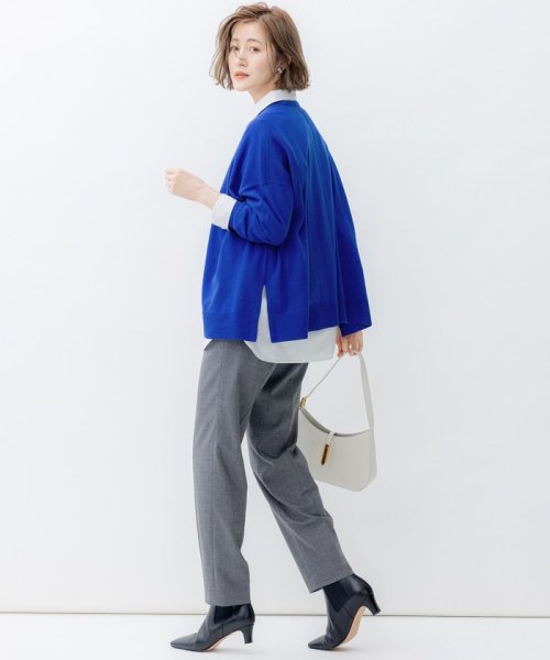 NIJYUSANKU（SMALL SIZE）(23区（小さいサイズ）)/【WEB限定カラーあり/洗える】ウーステッドウール ビッグシルエット ニット/img13