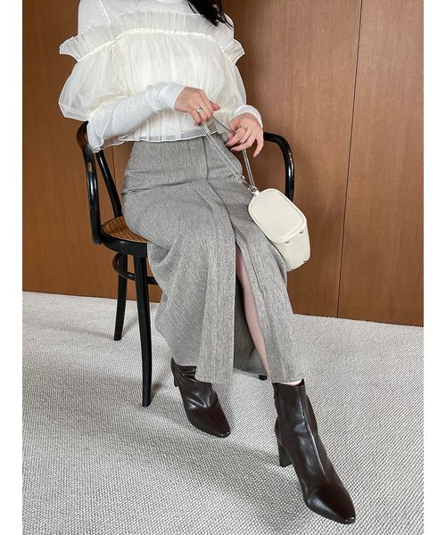ジップデザインタイトスカート(505685103)｜阪急百貨店公式通販サイト