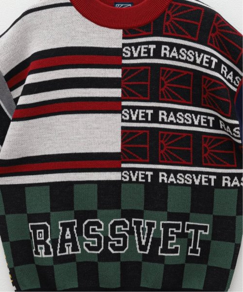 PULP(パルプ)/【RASSVET / ラスベート】MULTI PANEL CREWNECK JUMPER/img06