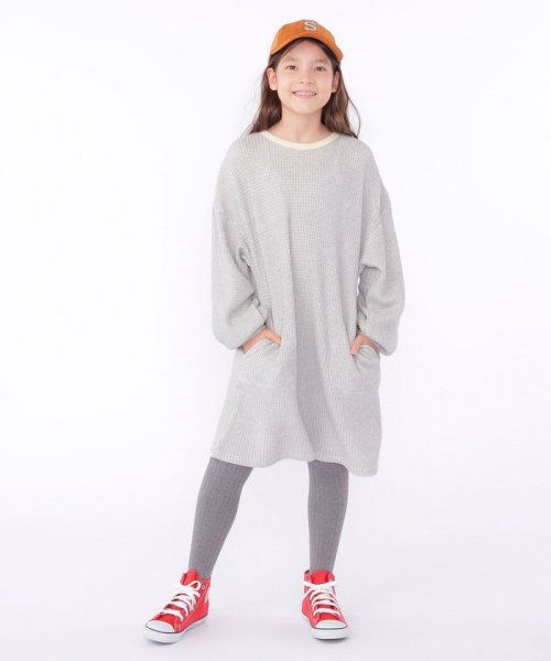 SHIPS KIDS(シップスキッズ)/SHIPS KIDS:140～150cm / ポコポコ ワッフル ワンピース/img07