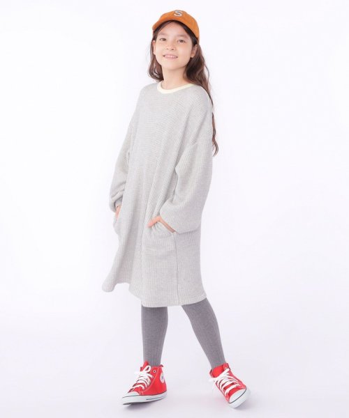 SHIPS KIDS(シップスキッズ)/SHIPS KIDS:140～150cm / ポコポコ ワッフル ワンピース/img09