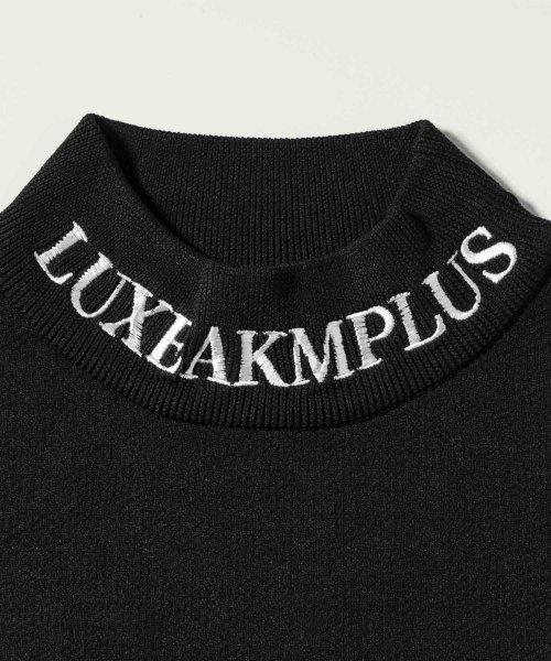 LUXEAKMPLUS(LUXEAKMPLUS)/LUXEAKMPLUS(リュクスエイケイエムプラス)ゴルフ 軽量モックネックニット/img32