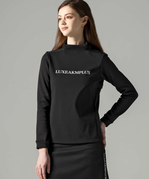 LUXEAKMPLUS(LUXEAKMPLUS)/LUXEAKMPLUS(リュクスエイケイエムプラス)ゴルフ ウィンドプルーフモックネックTシャツ/img04