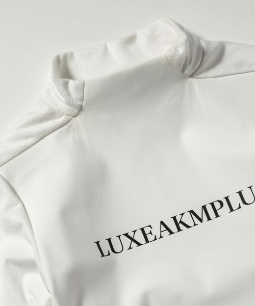 LUXEAKMPLUS(LUXEAKMPLUS)/LUXEAKMPLUS(リュクスエイケイエムプラス)ゴルフ ウィンドプルーフモックネックTシャツ/img25