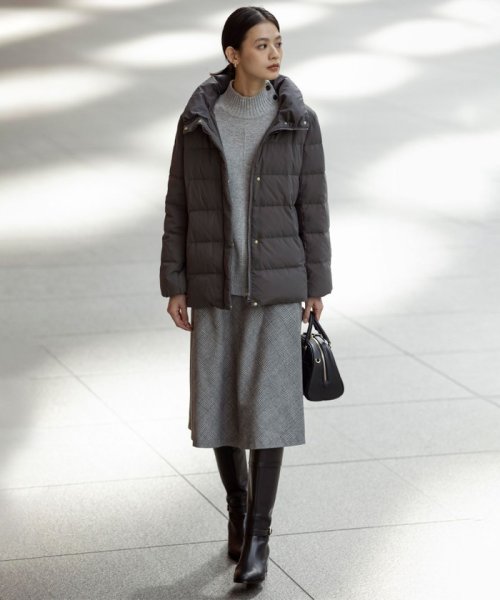 J.PRESS LADIES（LARGE SIZE）(J．プレス　レディス（大きいサイズ）)/【洗える】WOOL BLEND AIR ハイネック ニット/img02