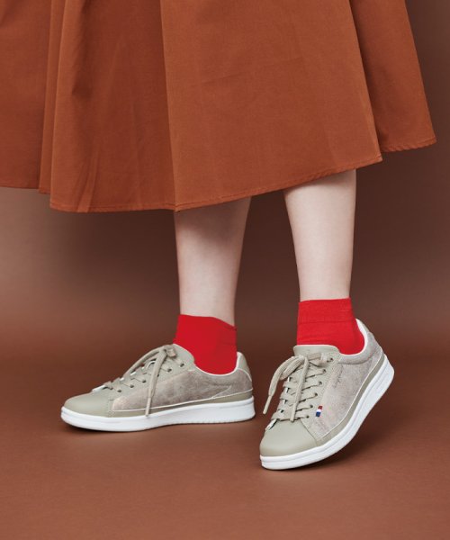 le coq sportif (ルコックスポルティフ)/ラ ローラン ベージュラメ  /  LA ROLAND SM/img03