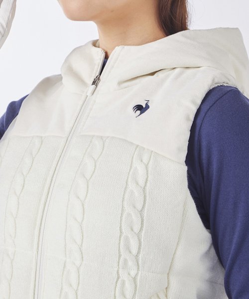 le coq sportif GOLF (ルコックスポルティフ（ゴルフ）)/中わたニットベスト/img03