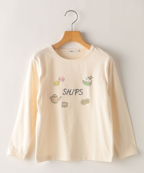 SHIPS KIDS(シップスキッズ)/SHIPS KIDS:140～150cm / アフタヌーンティー モチーフ 長袖 TEE/img13