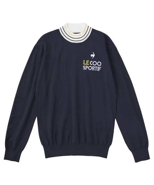 le coq sportif GOLF (ルコックスポルティフ（ゴルフ）)/襟ボーダーハイネックセーター/img25