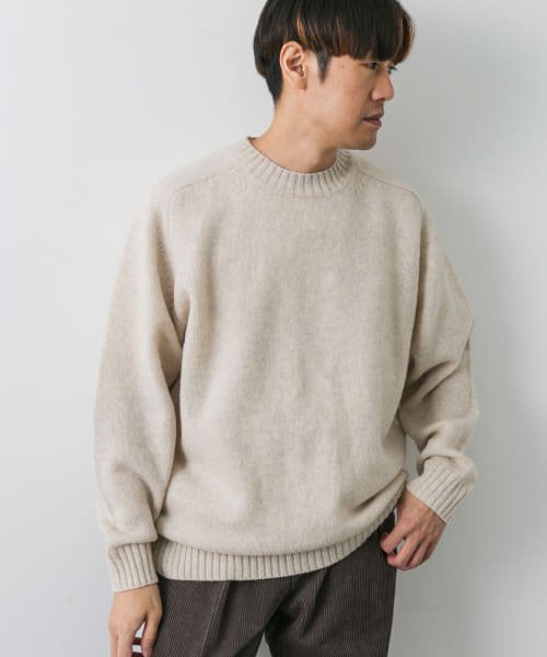 URBAN RESEARCH DOORS(アーバンリサーチドアーズ)/『4サイズ展開』手洗い可 WOOL100% クルーネックニット/img05